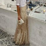 Sequin Long Skirt Sequin Skirt