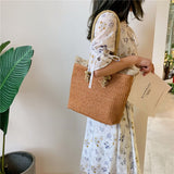 Woven tote bag