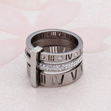 Roman Wild Letter Ring