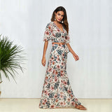 Lily || Chiffon suit female summer two-piece suit