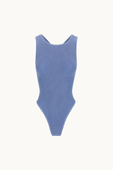 NAHLA MAILLOT - CORNFLOWER LUREX