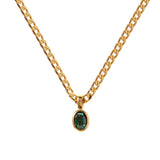 Crystal Stone Pendant Necklace