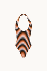NUSA MAILLOT - ESPRESSO TRIO STRIPE