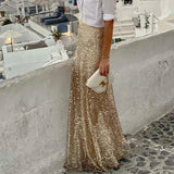 Sequin Long Skirt Sequin Skirt