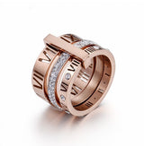 Roman Wild Letter Ring