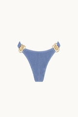 WIPEOUT SUPER CHEEKY BRIEFS - CORNFLOWER LUREX