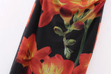 Floral Print Tube Top Dress