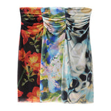 Floral Print Tube Top Dress