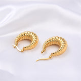 Simple Titanium Steel Earrings