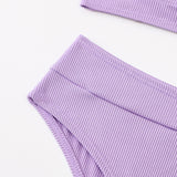 High Waisted Split Bikini