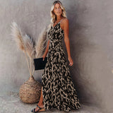 Bianca || New Women's Spaghetti-strap Floral Print Midi Dress