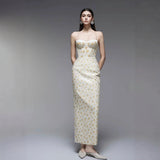 Romantic Embroidered Strap Dress