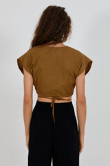 VIE TOP - MOSS GREEN