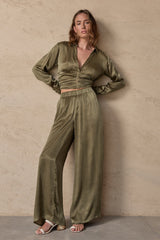 PROMISE PANT - OLIVE BRUNCH