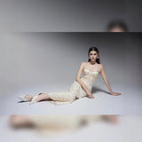 Romantic Embroidered Strap Dress