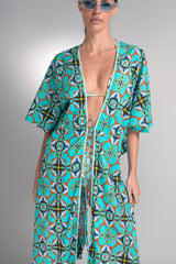 Azure Cotton Cover Up