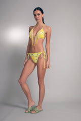 Lemon Fringe Bikini Set