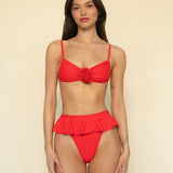 Cherry Devin Rosa Bikini Top