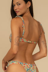 Florencia Floral Petal Bikini Top
