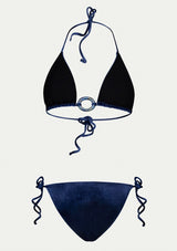 KELLY VELVET NAVY BLUE
