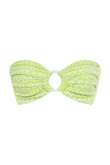 Lime Icing Tori Ties Bandeau Bikini Top