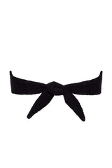 Montce | Black Crochet Tori Bandeau Bikini Top