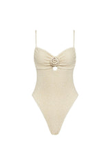 Oat Texture Devin Rosa One-Piece