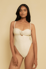 Oat Texture Devin Rosa One-Piece