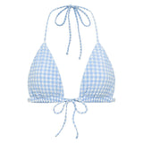 Peri Micro Gingham Emma Bikini Top