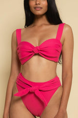 Raspberry Hayden Bikini Top