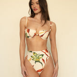 Rooted Floral Simonette Bikini Top