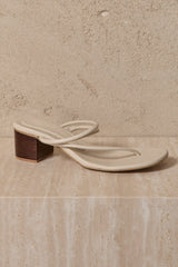 MANU HEELS - BONE