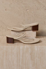 MANU HEELS - BONE