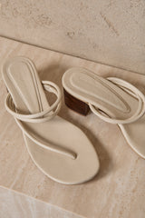 MANU HEELS - BONE
