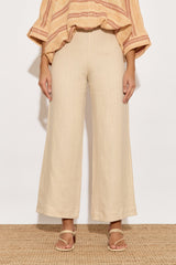 ELKA LINEN PANT - BUTTER