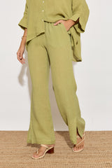 VERANO PANT - GREEN MATCHA
