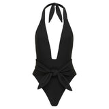 Sable Tropez Tie-Up One-Piece