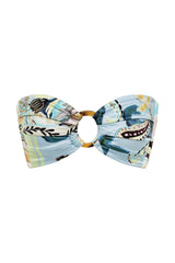 St. Barths Floral Tori Ties Bandeau Bikini Top