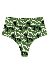 Veronica Floral Full Coverage High Rise Bikini Bottom