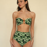 Veronica Floral Full Coverage High Rise Bikini Bottom