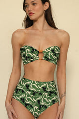 Veronica Floral Full Coverage High Rise Bikini Bottom