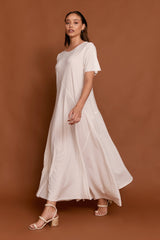 THEO MAX DRESS - OFF WHITE