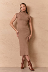 HAYLEY DRESS - LATTE