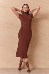 HAYLEY KNIT DRESS - BROWEN