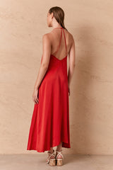 ENLIGHTEN DRESS - CHERRY RED
