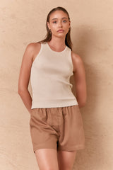 PABLO SHORT - HAZELNUT