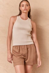 PABLO SHORT - HAZELNUT