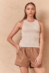 PABLO SHORT - HAZELNUT