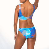 Aima Dora Swimwear Boat Neck Open Back Top Tops