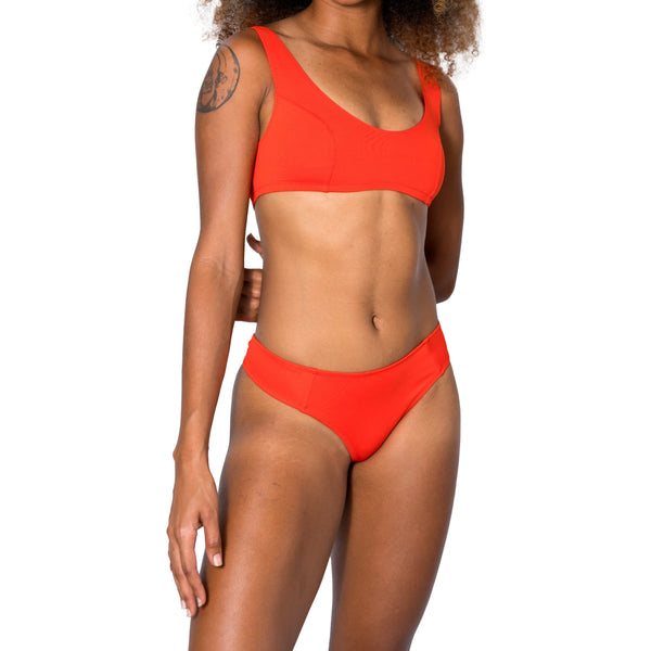 Aima Dora Swimwear Bralette Top Tops XS / PAPAYA SOLO